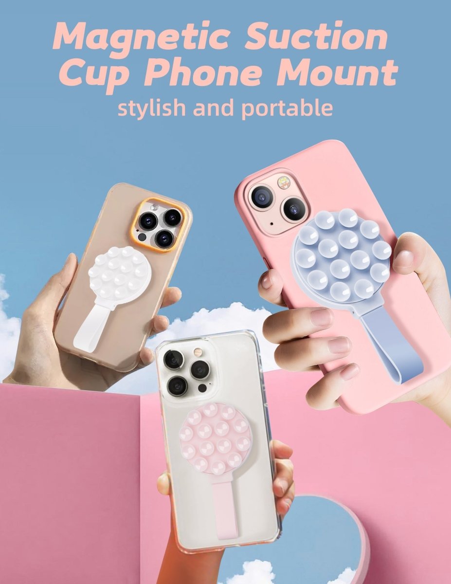 Mechrig Eco - friendly Silicone Suction Cup Magnetic Phone Holder - CAME - TV