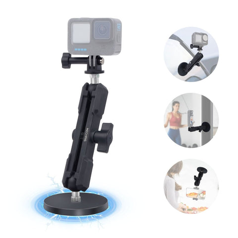 Mechrig GoPro Magnetic Mount with Ball Head – Secure Metal Surface Camera Setup - CAME - TV