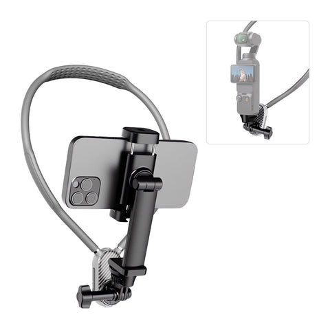 Mechrig Hands - Free FPV Neck Mount Bracket for Phone & Action Cam - CAME - TV