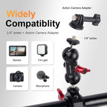 Mechrig Heavy - Duty Clamp Magic arm with Action Camera Adapter - CAME - TV
