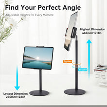 Mechrig Height Adjustable Tablet Holder for Desk,for 4.7 - 11