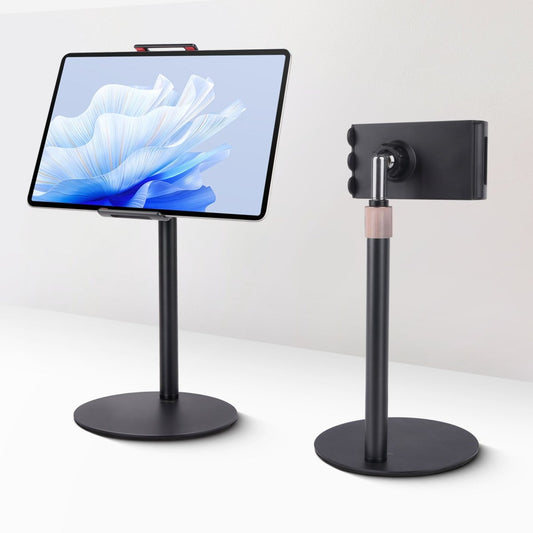 Mechrig Height Adjustable Tablet Holder for Desk,for 4.7 - 11" Device Like iPad Pro, Air, Mini, Galaxy, Fire, Black - CAME - TV