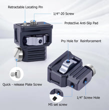 Mechrig Knob Adjustment Damping Tripod Head 1/4