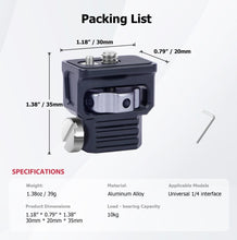 Mechrig Knob Adjustment Damping Tripod Head 1/4