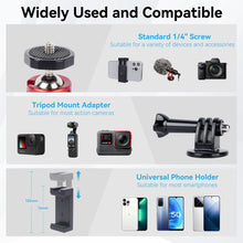Mechrig Magnetic Camera Mount, Strong Magnetic Mount with 360° Rotation Ball Head, Security Camera Base Holder with 1/4 inch Thread for GoPro,DJI OSMO Action,Action Camera - CAME - TV