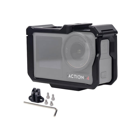 Mechrig Magnetic Quick - Release Cage for DJI Action 5 Pro/4/3 with Cold Shoe Mount - CAME - TV