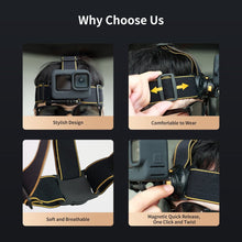 Mechrig Magnetic Quick Release Head Strap Mount for GoPro - CAME - TV