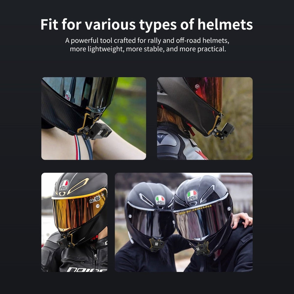 agv helmet camera mount Mechrig Magnetic Quick Release Helmet Chin Strap Mount for Action Came – CAME-TV