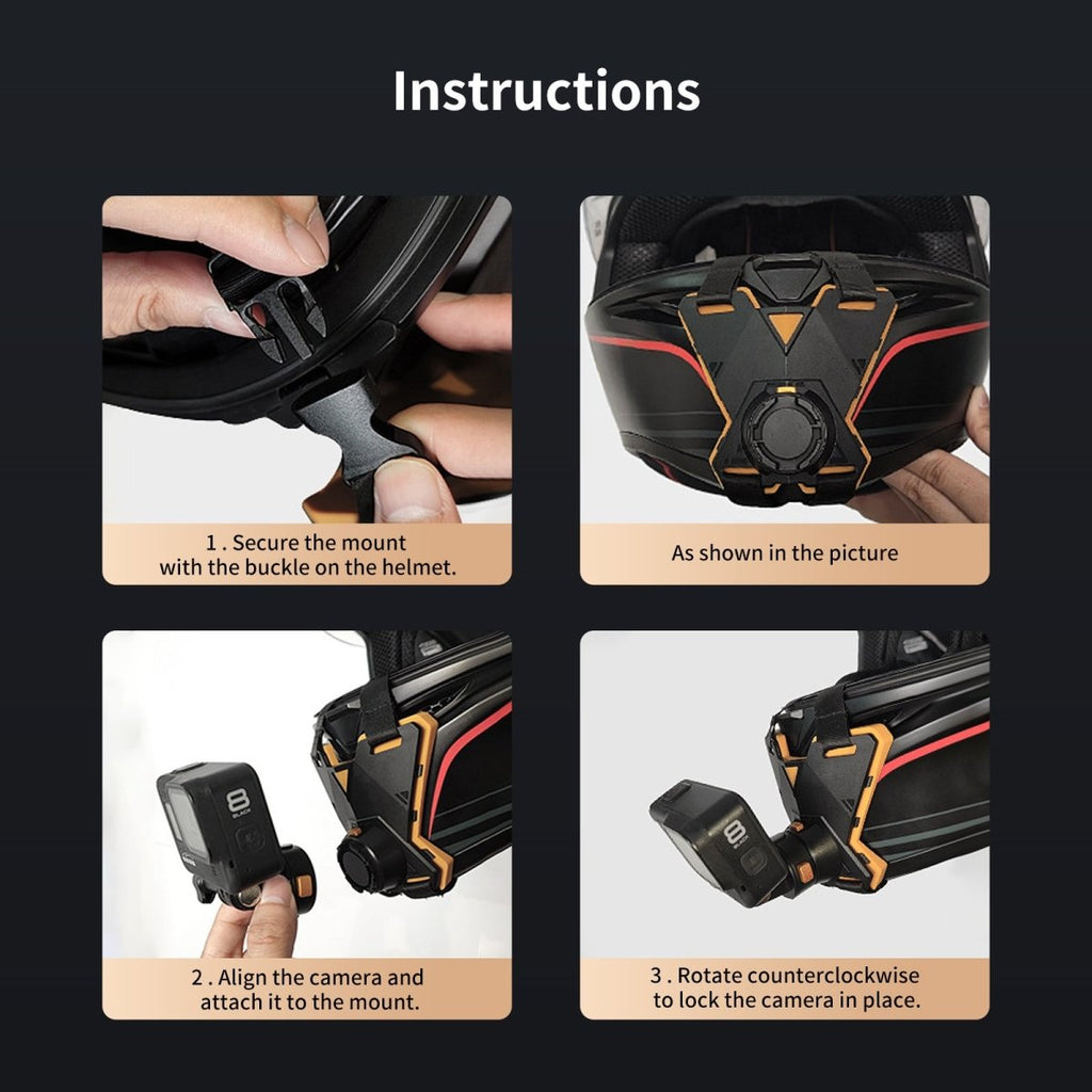 Female Rear Chin Lock Helmet Chin Strap Lock