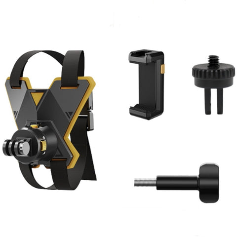 Mechrig Magnetic Quick Release Helmet Mount for Action Cameras with Phone Holder & GoPro Adapter - CAME - TV
