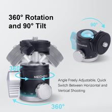Mechrig Mini 360° Panoramic Ball Head with 1/4 Screw and Cold Shoe Mount - CAME - TV
