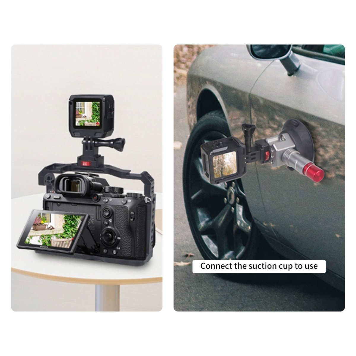 Mechrig Mini Quick Release Mount Adapter for Action Camera - CAME - TV