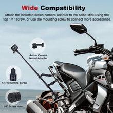 Mechrig Motorcycle Action Camera Mount Combo – Extra Clamp, Ball Head & Telescopic Arm - CAME - TV