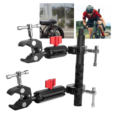 Mechrig Motorcycle Camera Mount with Seven - Segment Telescopic Pole - CAME - TV