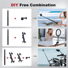 Mechrig Motorcycle Mount with Dual Nylon Clamps and Aluminum Telescopic Arm - CAME - TV