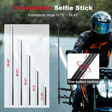 Mechrig Motorcycle Mount with Dual Nylon Clamps and Aluminum Telescopic Arm - CAME - TV