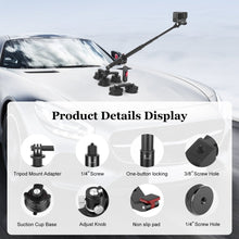 Mechrig Multi - functional 5 Suction Cups Car Camera Mount - CAME - TV