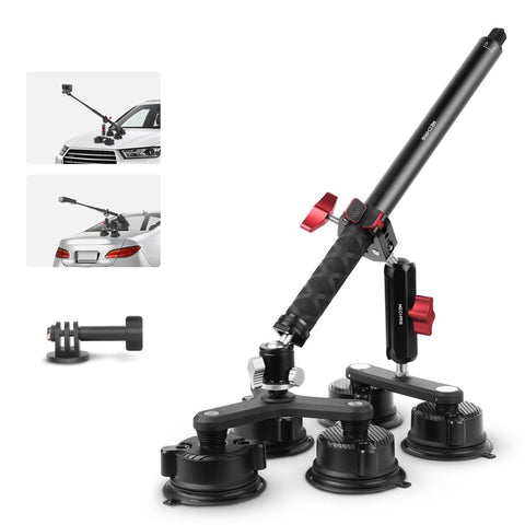 Mechrig Multi - functional 5 Suction Cups Car Camera Mount - CAME - TV