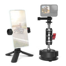 Mechrig Multi - Use Suction Cup Mount with Dual Ball Arm, GoPro Adapter, 360° Rotation Phone Holder and Mini Tripod - CAME - TV