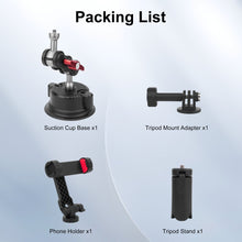Mechrig Multi - Use Suction Cup Mount with Dual Ball Arm, GoPro Adapter, 360° Rotation Phone Holder and Mini Tripod - CAME - TV