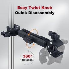 Mechrig Nylon Lightweight Ball Head Clamp with 2 Heavy - Duty Clamps - CAME - TV