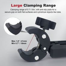 Mechrig Nylon Lightweight Ball Head Clamp with 2 Heavy - Duty Clamps - CAME - TV
