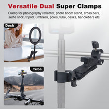Mechrig Nylon Lightweight Ball Head Clamp with 2 Heavy - Duty Clamps - CAME - TV