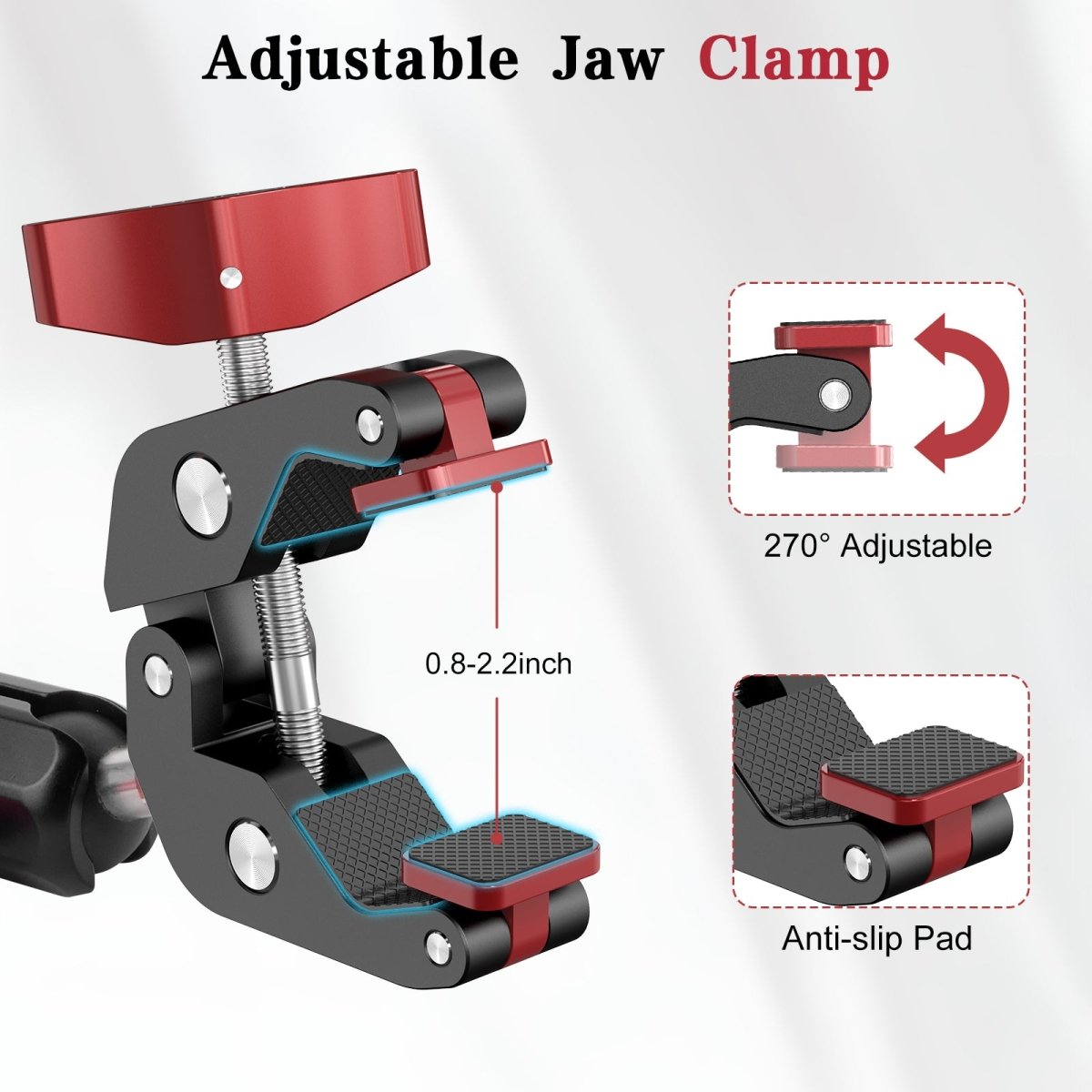 Mechrig Quick - Release 360° Ball Head Phone Mount with Super Clamp - CAME - TV