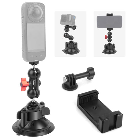 Mechrig Quick - Release Phone & Action Cam Mount: 360° Dual - Ball Head, 11lb Stable - CAME - TV