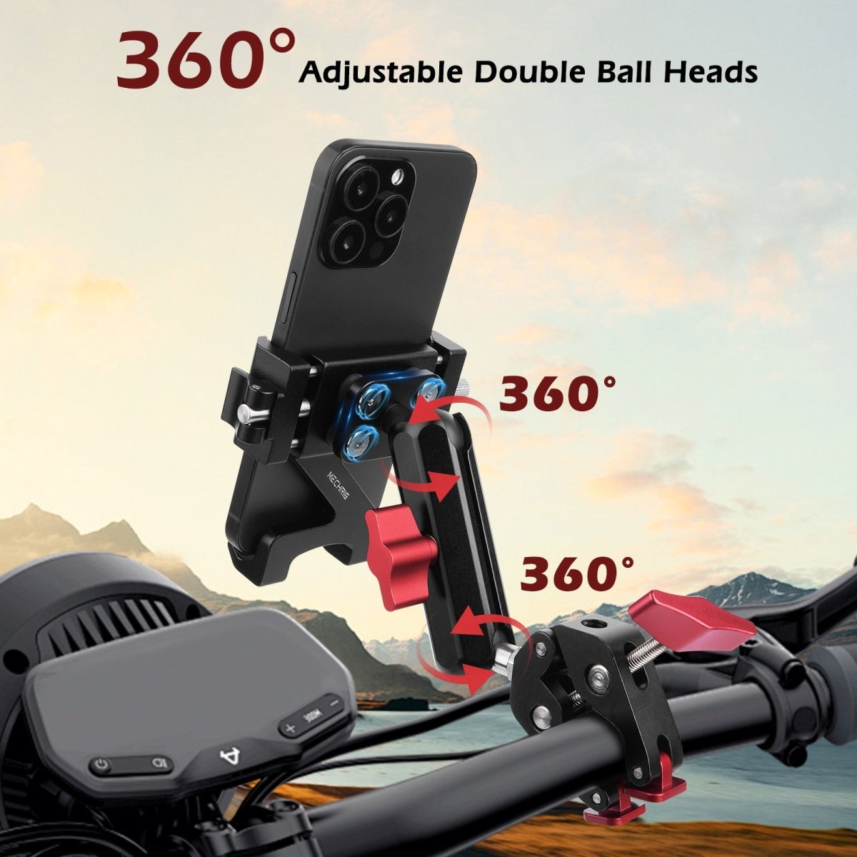 Mechrig Quick - Release Phone Mount with 360° Ball Head and Super Clamp - CAME - TV
