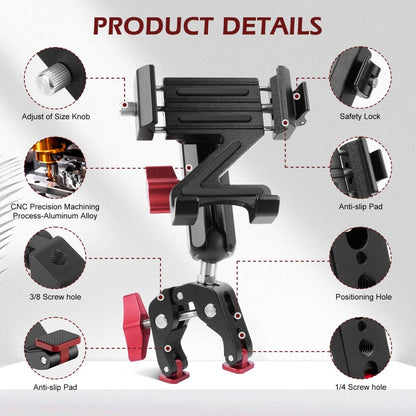 Mechrig Quick - Release Phone Mount with 360° Ball Head and Super Clamp - CAME - TV