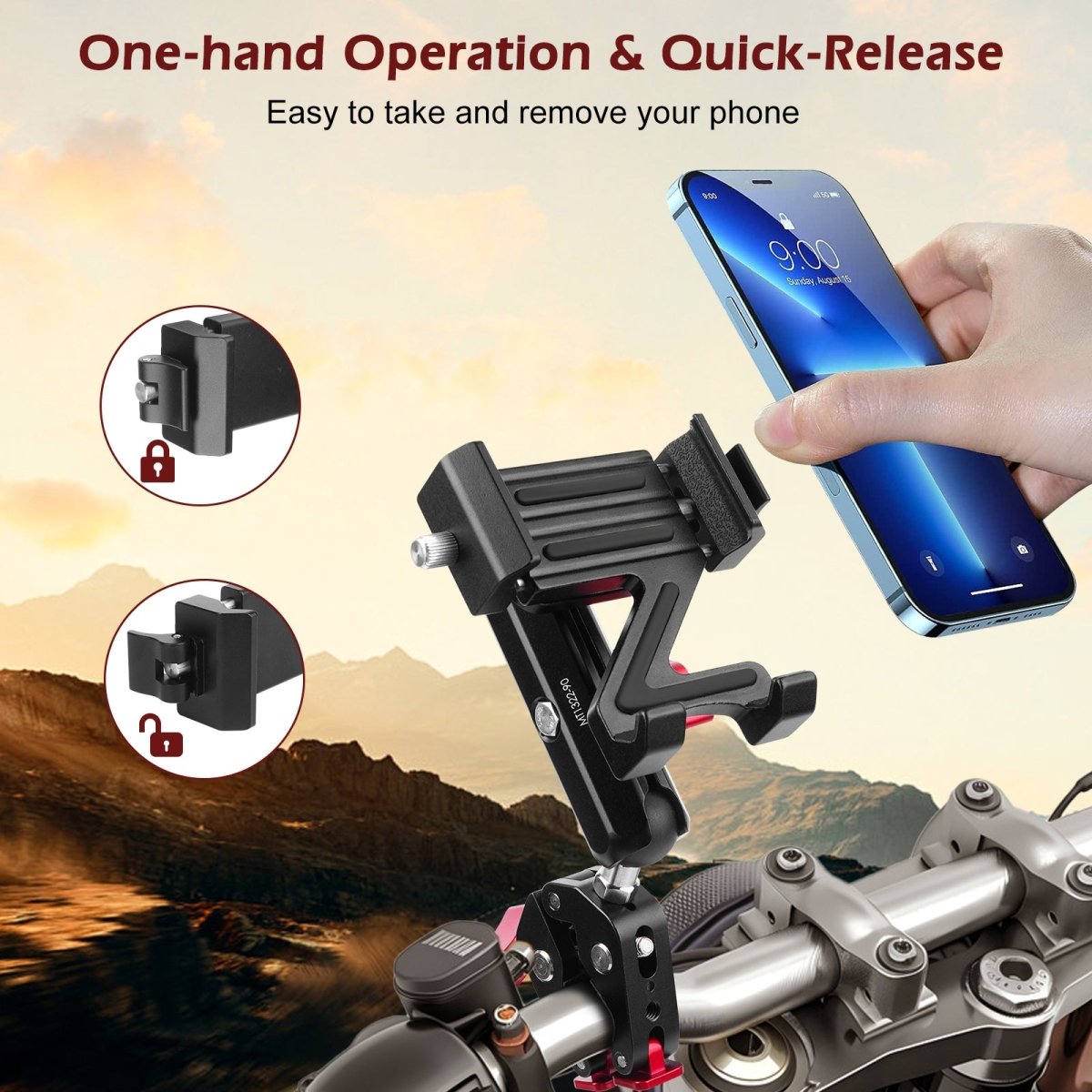 Mechrig Quick - Release Phone Mount with 360° Ball Head and Super Clamp - CAME - TV