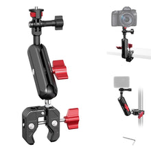 Mechrig Riding Dual Ball Head Super Clamp Mount with GoPro Base & 1/4