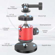 Mechrig Strong Magnetic Camera Mount with 360° Rotation Ball Head for GoPro,DJI OSMO Action,Action Camera and Smartphones - CAME - TV