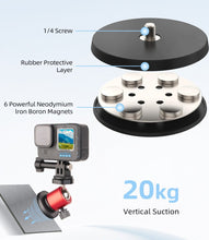 Mechrig Strong Magnetic Camera Mount with 360° Rotation Ball Head for GoPro,DJI OSMO Action,Action Camera and Smartphones - CAME - TV