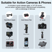 Mechrig Super Clamp Kit with Dual 360°Ball Heads for Action Cameras & Phones - CAME - TV
