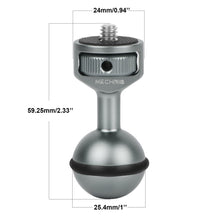 Mechrig Titanium Ball Mount with 1/4