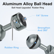Mechrig Titanium Ball Mount with 1/4