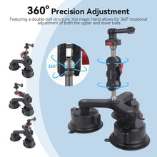 Mechrig Triple Suction Cup Car Mount Kit with Quick Release Plate Compatible with Action Camera - CAME - TV