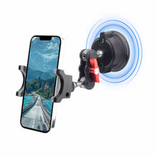 Mechrig Universal Phone Clamp Suction Car Mount Kit with 360° Dual Ball Head Magic Arm and Suction Cup Mount - CAME - TV