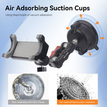 Mechrig Universal Phone Clamp Suction Car Mount Kit with 360° Dual Ball Head Magic Arm and Suction Cup Mount - CAME - TV
