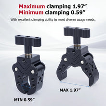 Mechrig Universal Powerful Crab Clamp with Multiple 1/4