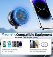 Mechrig Vacuum Magnetic Suction Cup Car Phone Holder 360° Rotation Navigation Stand Bracket Holder - Black - CAME - TV