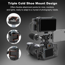Mini Ball Head Tripod Head with Triple Cold Shoe Mount Max Load 8.8lb - CAME - TV