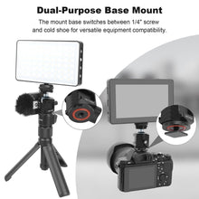 Mini Ball Head Tripod Head with Triple Cold Shoe Mount Max Load 8.8lb - CAME - TV