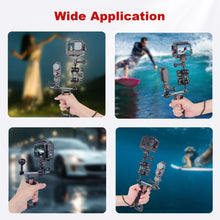 Multi - Functional Camera Mount for GoPr0/Insta360, Aluminum Alloy Handheld Stabilizer with 1/4