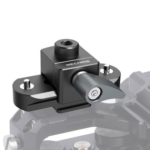 NATO Rail Sliding Clamp with Cold Shoe & ARRI Pin - Quick Release Camera Mount for DJl RS3/RSC2/Gimbal Handles Fits NATO Cage Follow Focus - CAME - TV
