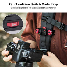 Quick Release Shoulder Strap Mount Plate Clamp Camera Clip for Action Camera - CAME - TV
