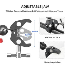 Super Clamp Mount Kit with 360° Ballhead Magic Arm – Universal Camera Mount with 1/4