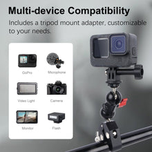 Super Clamp Mount Kit with 360° Ballhead Magic Arm – Universal Camera Mount with 1/4
